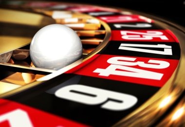Live dealer revealing cards with thematic presentation